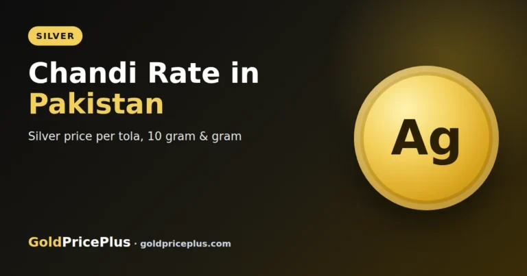Chandi (Silver) Rate in Pakistan Today (4 October 2026) – Per Tola Price Guide